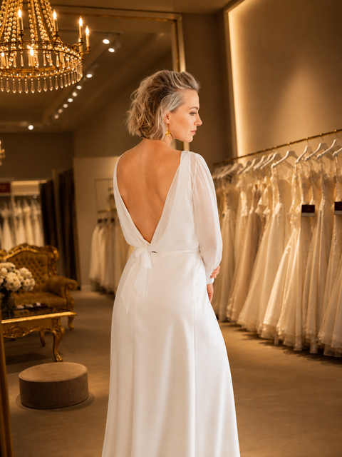 CARLY CHIFFON JAKKE
